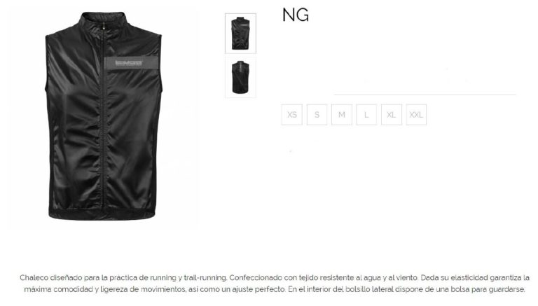 Trail Roquetes - Chaleco Negre