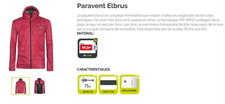 Trail Roquetes - Paravent Elbrus